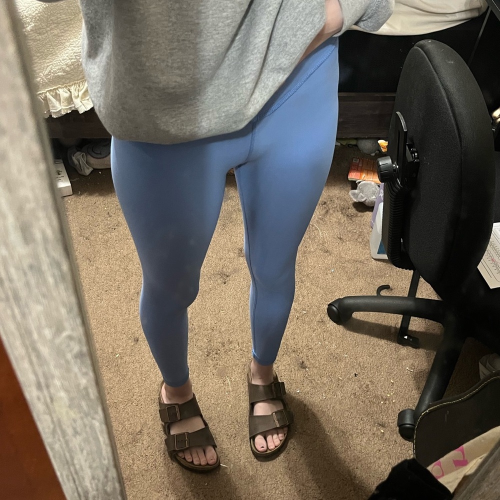Blue WILO leggings never worn size small
